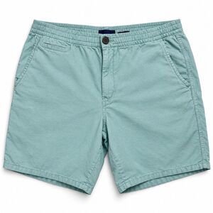 Superdry Men's Hang Loose Linen Blend Shorts Green Casual XL